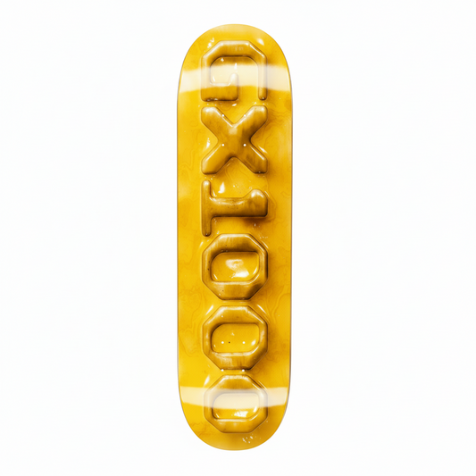 Gx1000 - OG Logo Ceramic Yellow Deck 8.375”