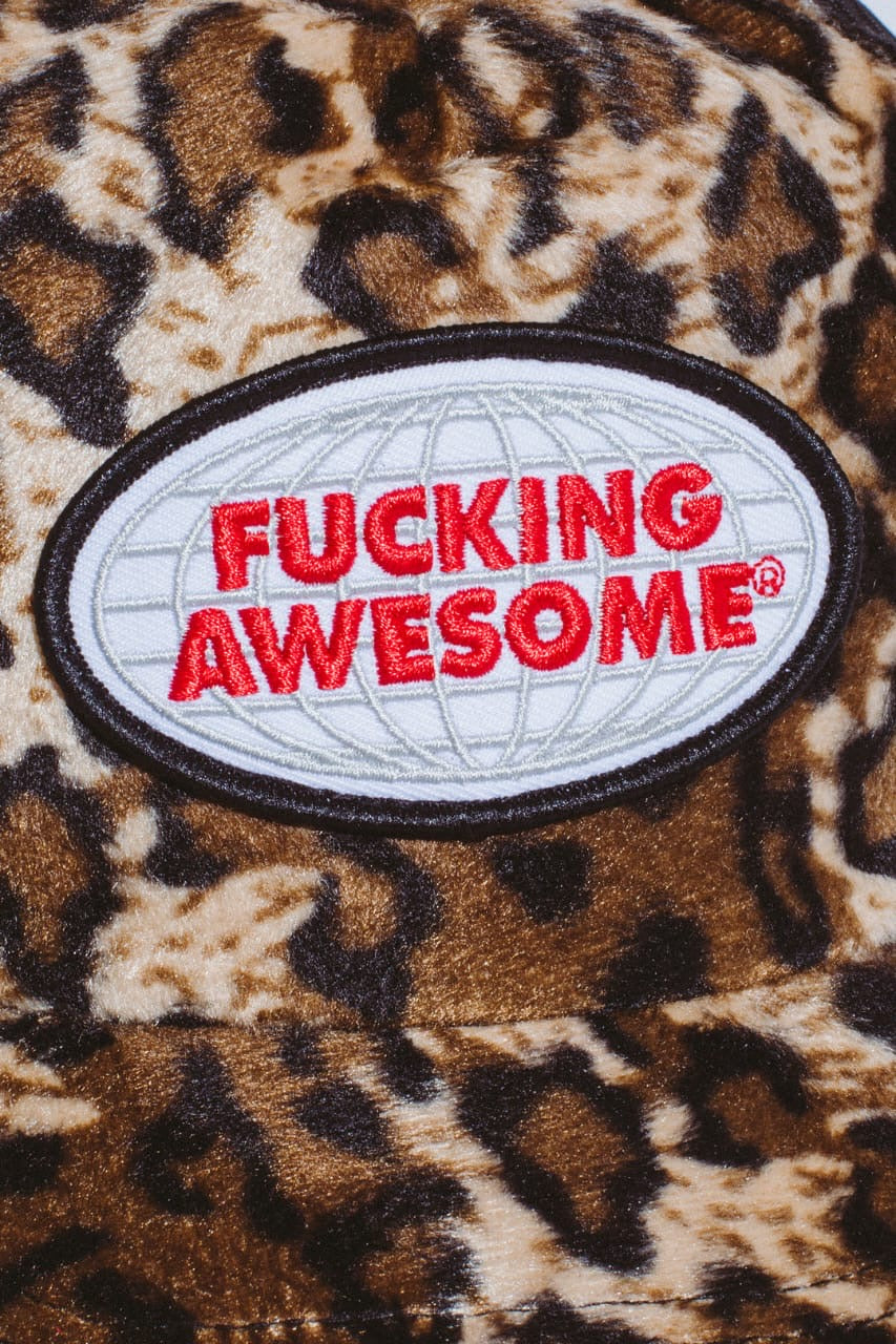 Fucking Awesome - Patch Logo Leopard Hat
