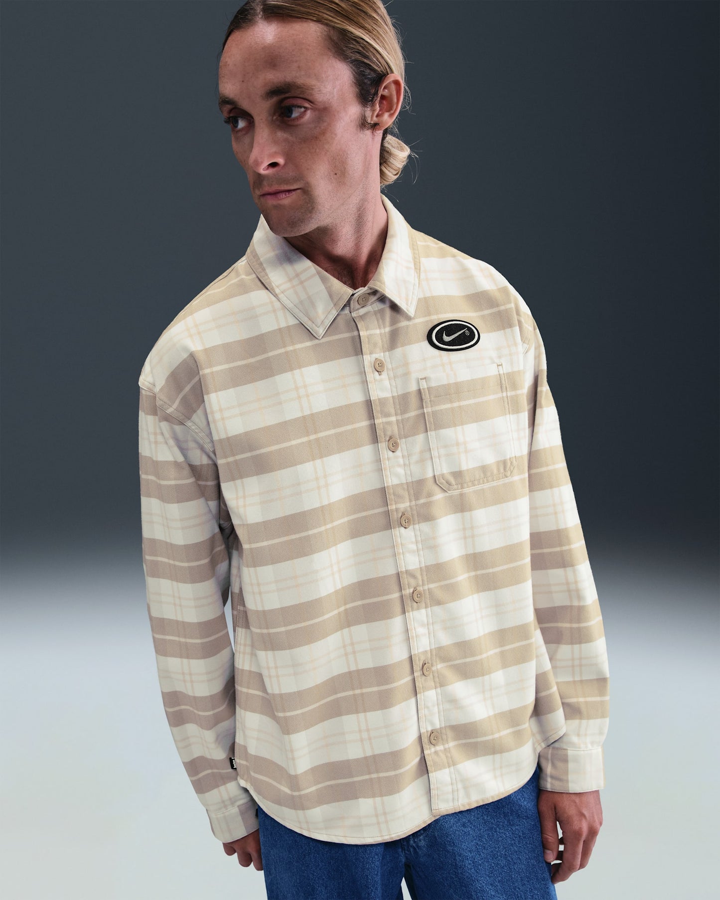 Nike SB x Koston Flannel Long Sleeve Button Up Shirt
