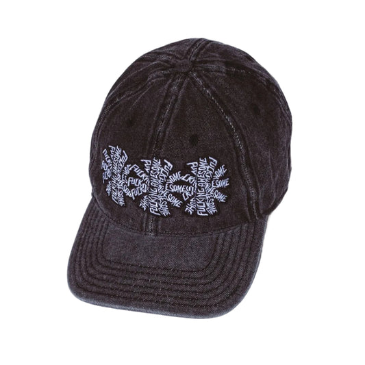 Fucking Awesome - Three Spiral Washed Denim 6 panel hat