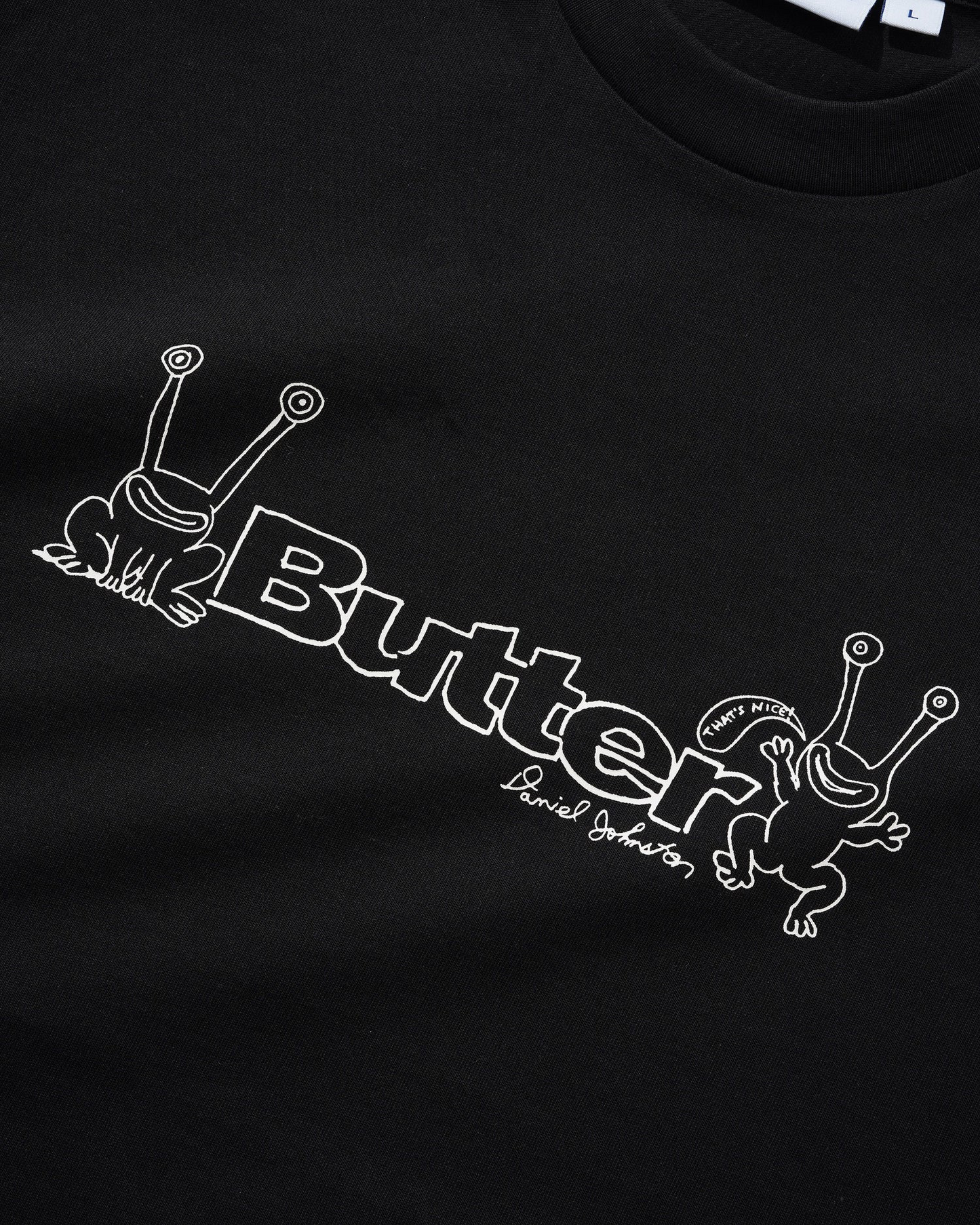 Butter - Frog Logo Black Tee