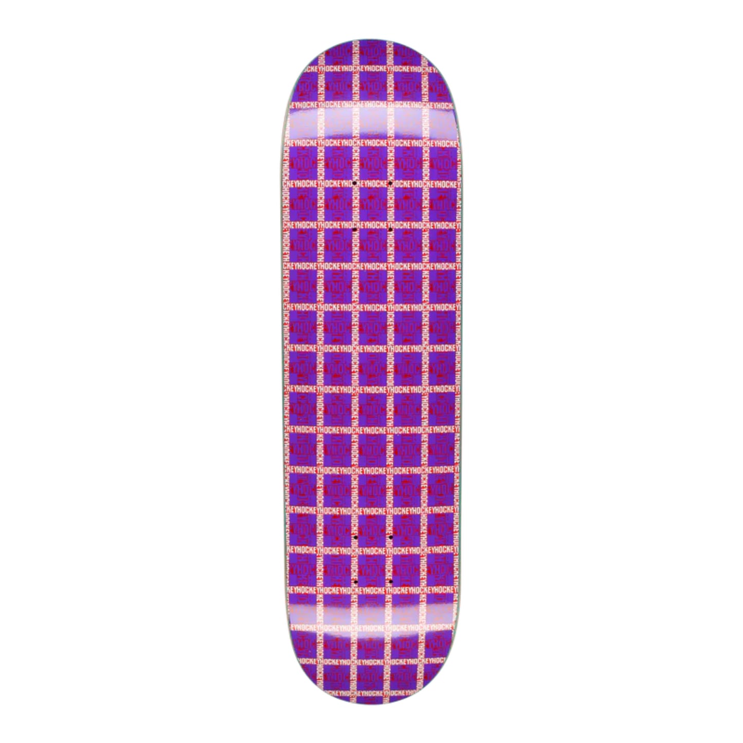 Hockey - Plaid Purple Deck 8.25”