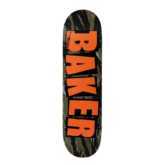 Baker - Carozzi Brand Logo Tiger Stripe Deck 8.38”