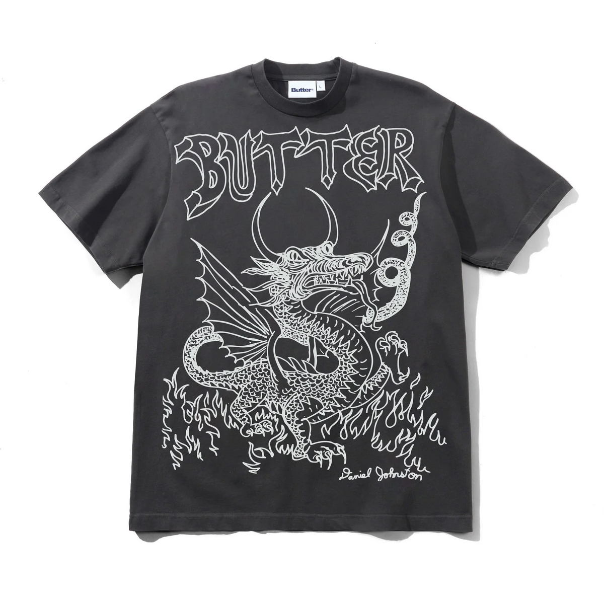 Butter - Dragon Washed Black Tee