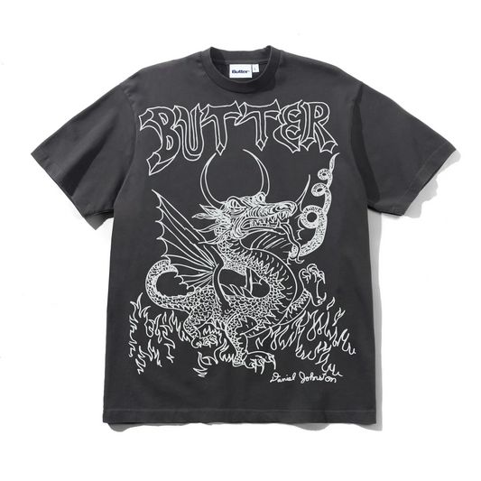 Butter - Dragon Washed Black Tee