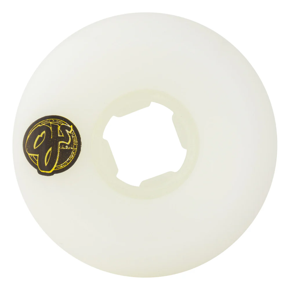 OJ Wheels - Team Line Original White Purple/Yellow Wheels 53mm