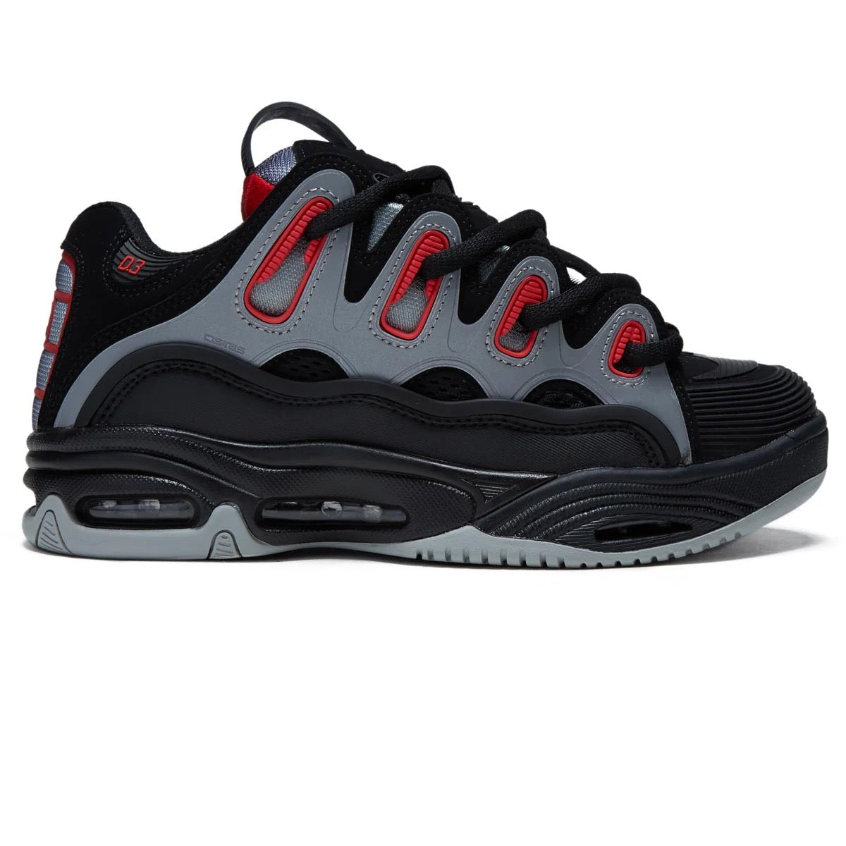 Osiris D3 2001 Black/Light Grey/ Red