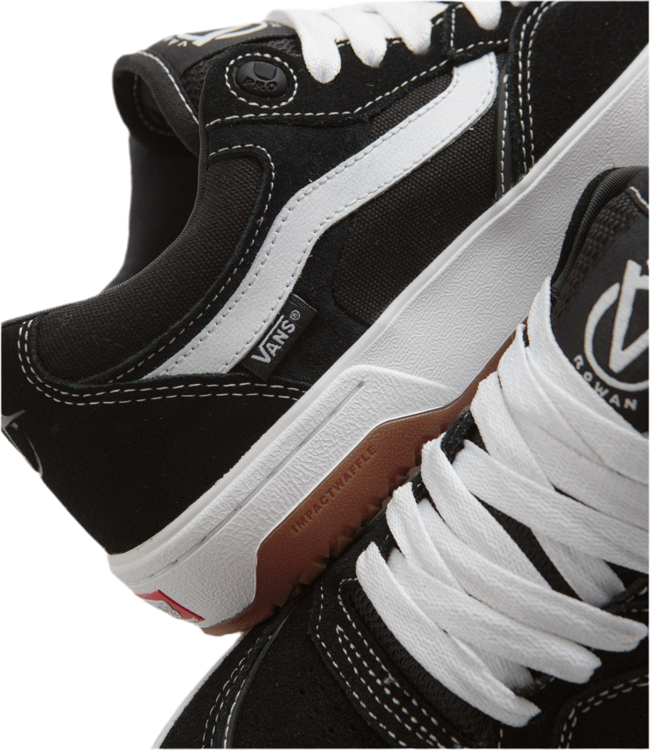 Vans - Rowan 2 Shoes (Black/White/Gum)