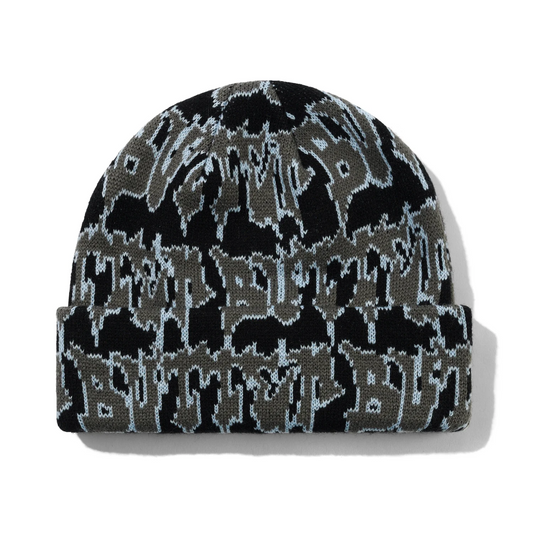 Butter - Throw Black/Grey Beanie