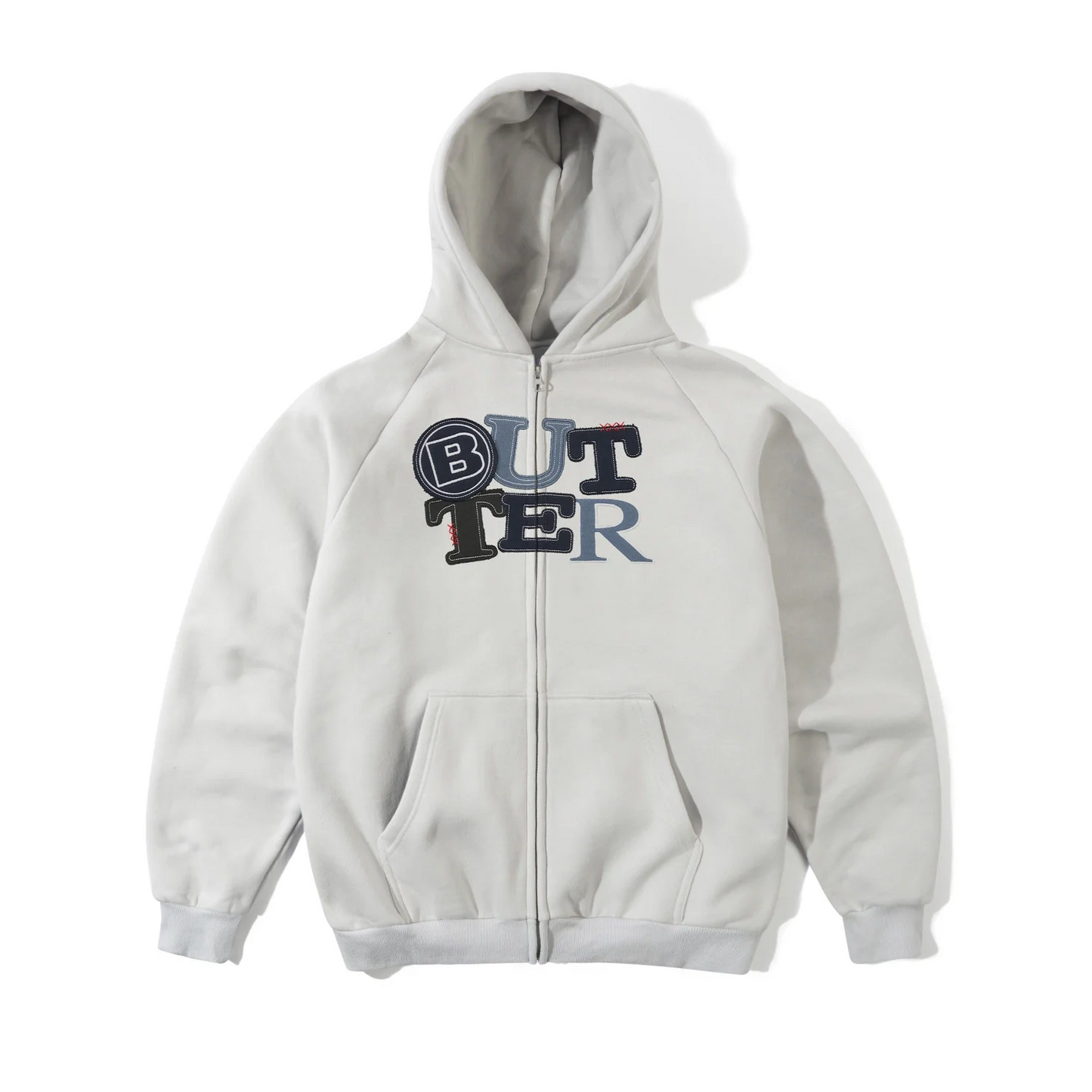 Butter - Patchwork Zip-Thru Hoodie