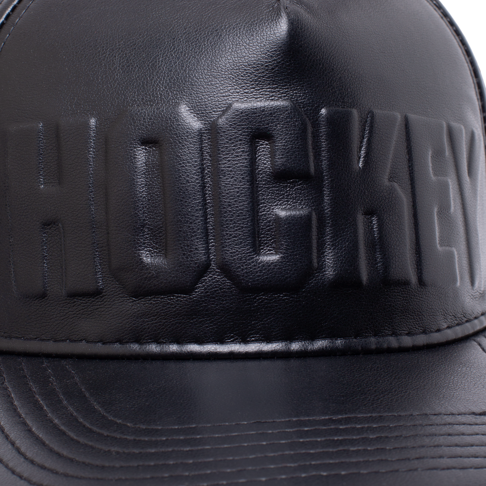 Hockey - Embossed Leather Hat