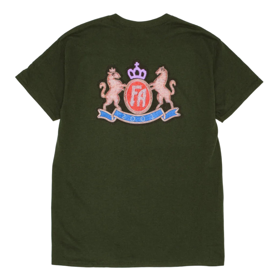 Fucking Awesome - Printed Crest Forest Green Tee