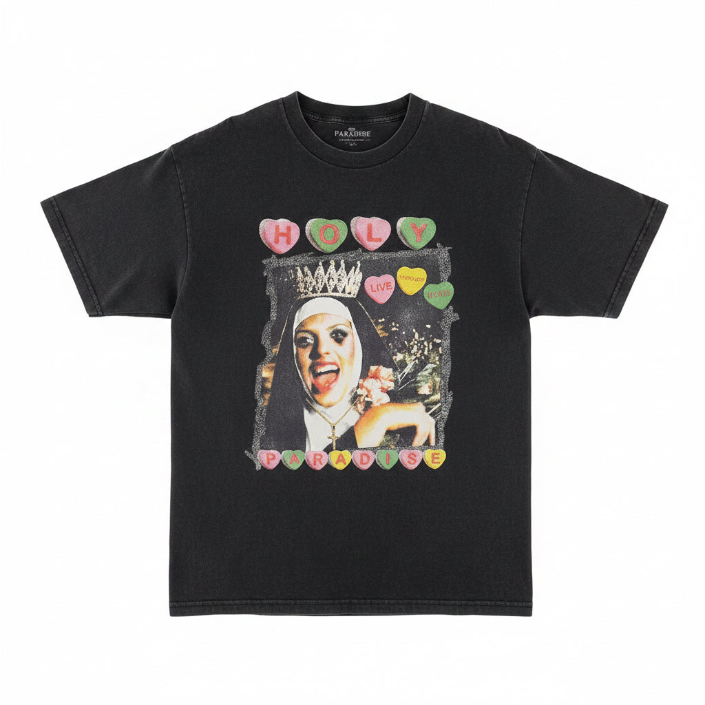 Paradise - Through Death Vintage Black Tee