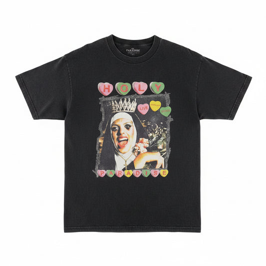 Paradise - Through Death Vintage Black Tee