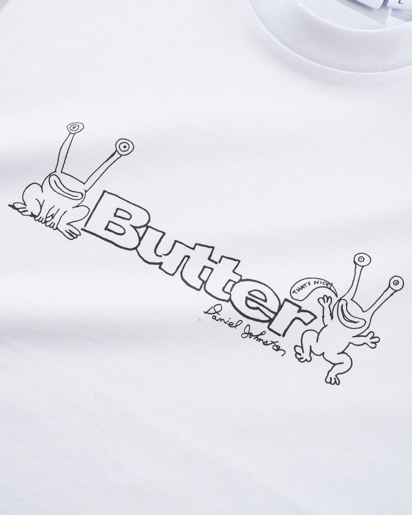 Butter - Frog Logo White Tee