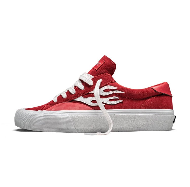 Straye - Logan Red Flame suede