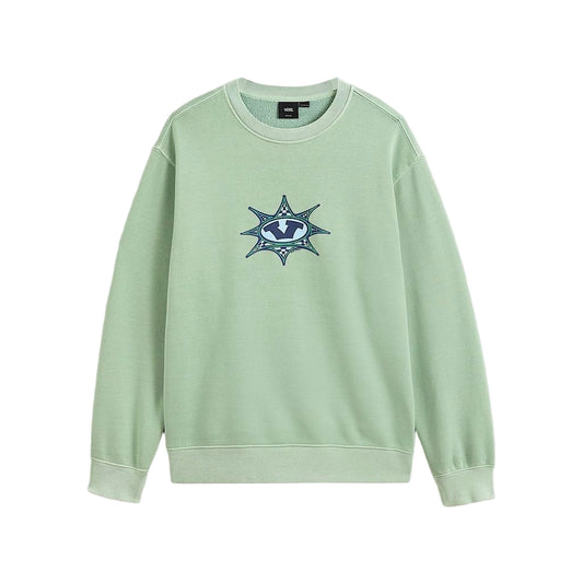 Vans - Star Checker Gray Olive Crewneck