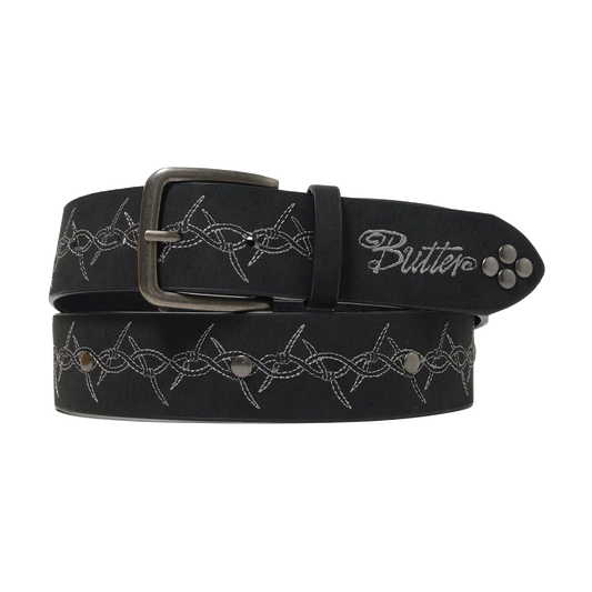 Butter - Barbed Wire Studded Belt