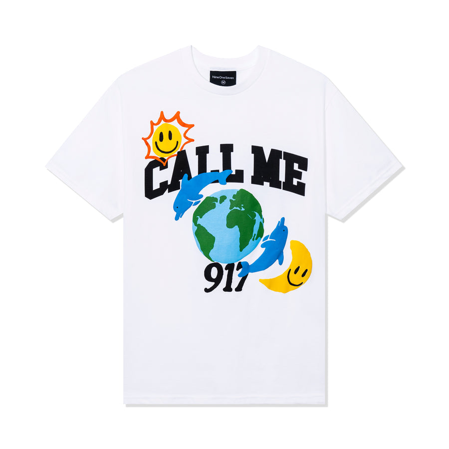 Call Me 917 - Call Me World Tee White