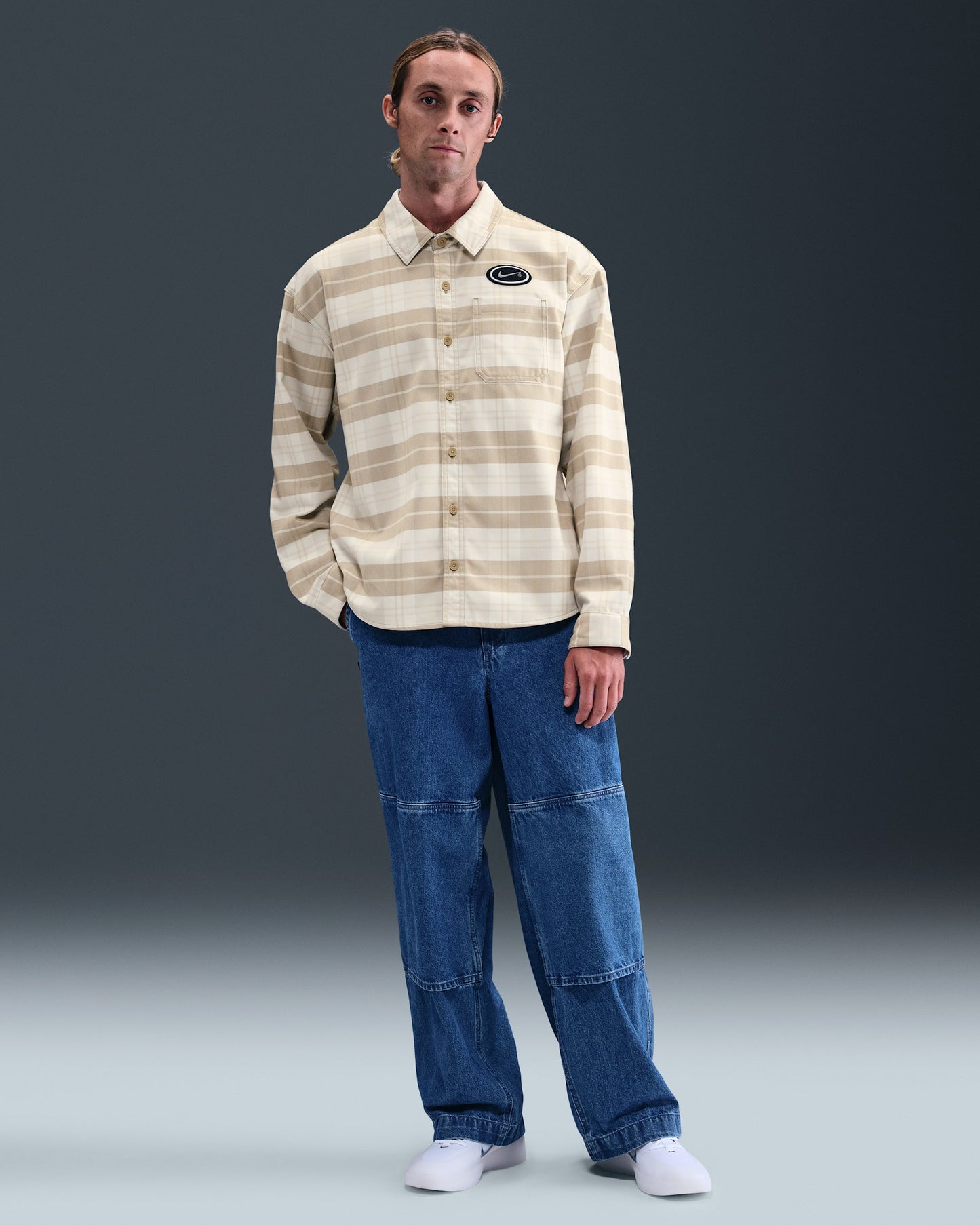 Nike SB x Koston Flannel Long Sleeve Button Up Shirt
