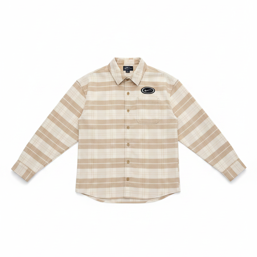 Nike SB x Koston Flannel Long Sleeve Button Up Shirt