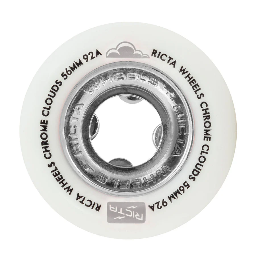 Ricta - Chrome Clouds Black 92a Wheels 56mm