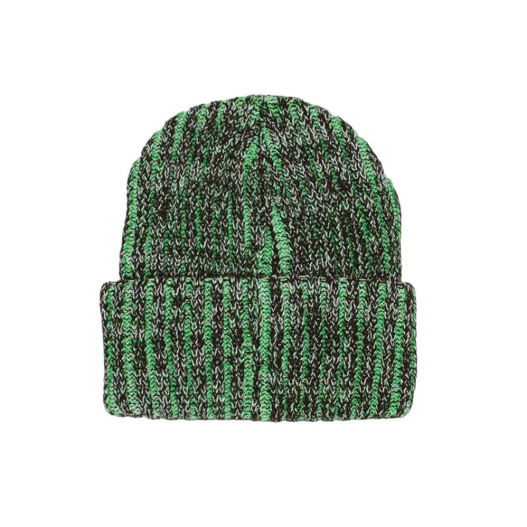 Fucking Awesome - Reflective Stripe Green Beanie
