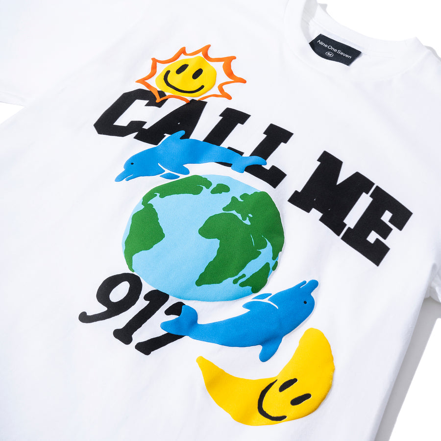 Call Me 917 - Call Me World Tee White