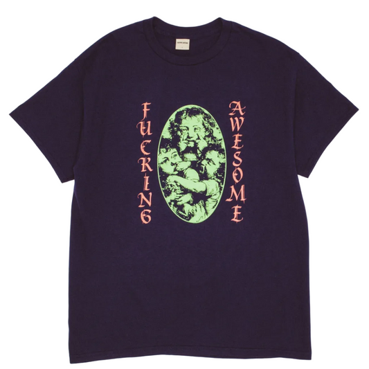 Fucking Awesome - Mischievous Faces Navy Tee