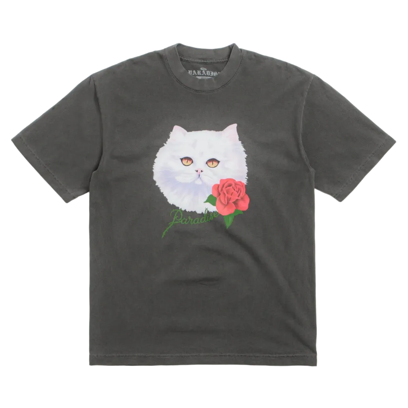 Paradise - Purradise Vintage Black Tee