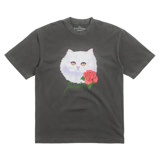 Paradise - Purradise Vintage Black Tee
