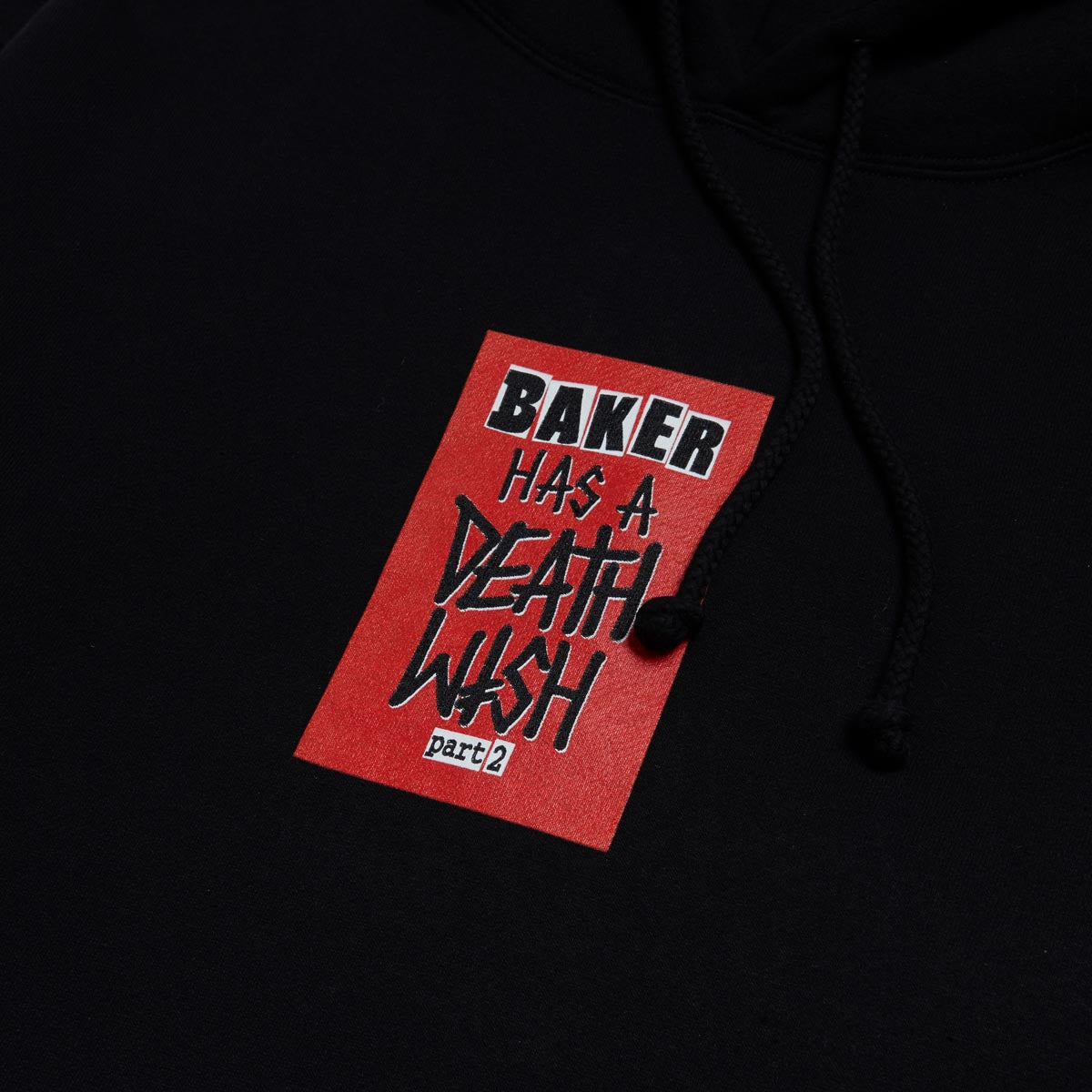 Baker Has A Deathwish Black Hoodie