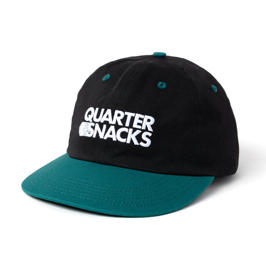 Quartersnacks - Journalist Cap Black/Green