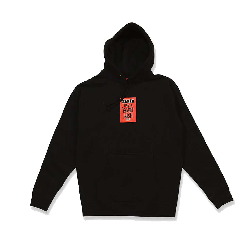 Baker Has A Deathwish Black Hoodie