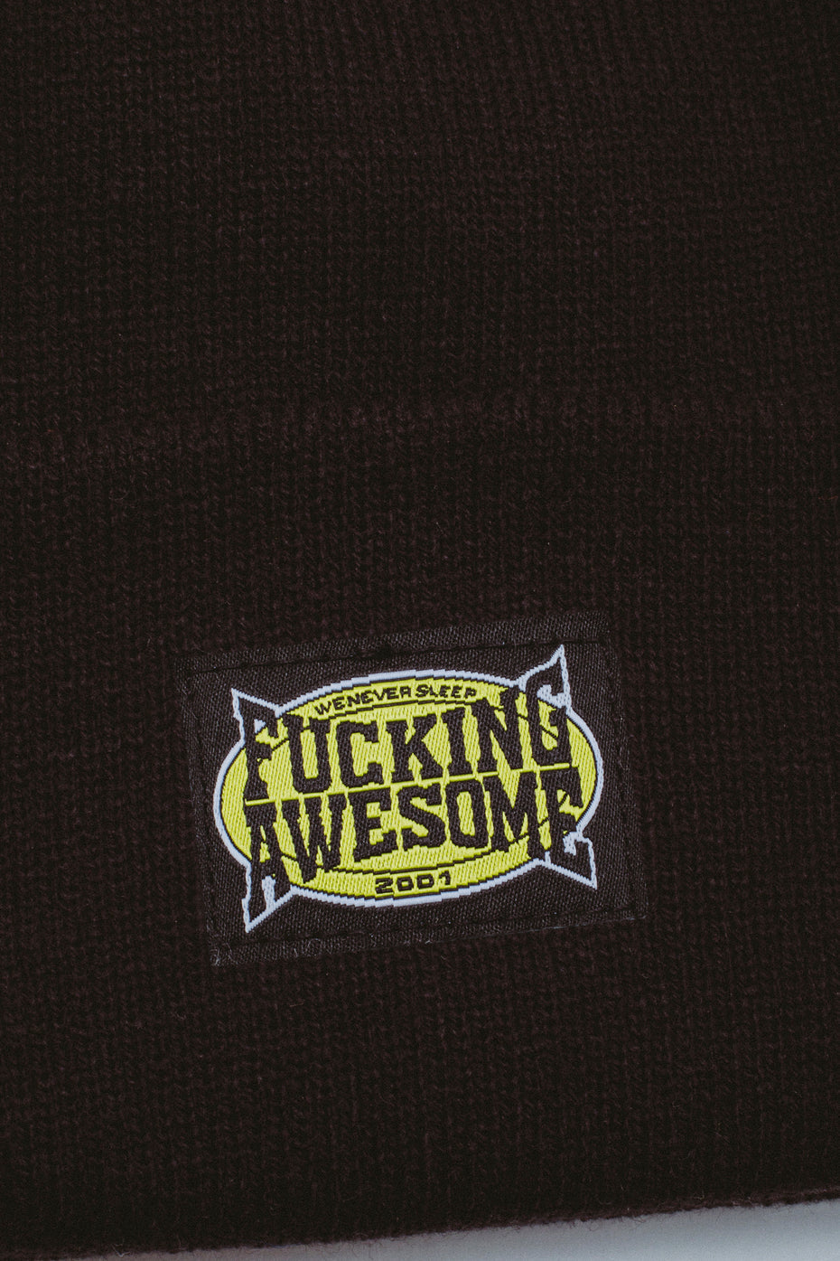 Fucking Awesome - KO Cuff Beanie (Black)