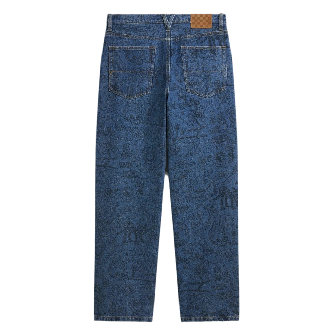 Vans - Check-5 Printed Loose Denim Pant