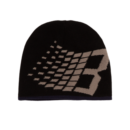 Bronze56k - Reversible Fatso Beanie Skully Navy/Black