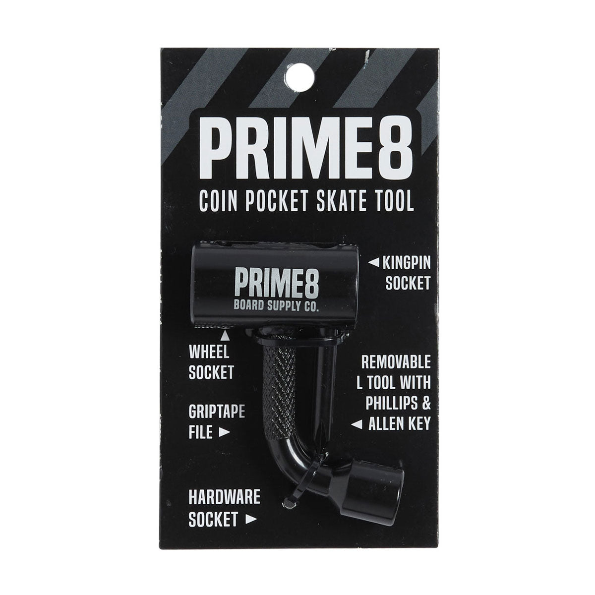 Prime8 - Coin Pocket Skate Tool Black