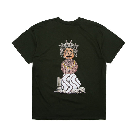 Quartersnacks - Medusa Snackman Tee (Forest Green)