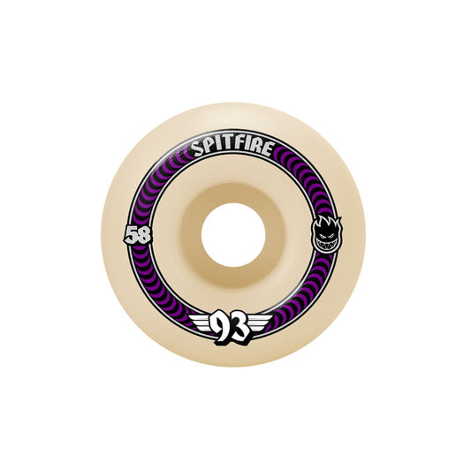 Spitfire Wheels - F4 93DU Classics Natural 58mm