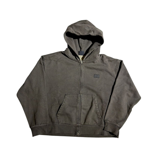 Vans - Zip Up Faded Black Hoodie