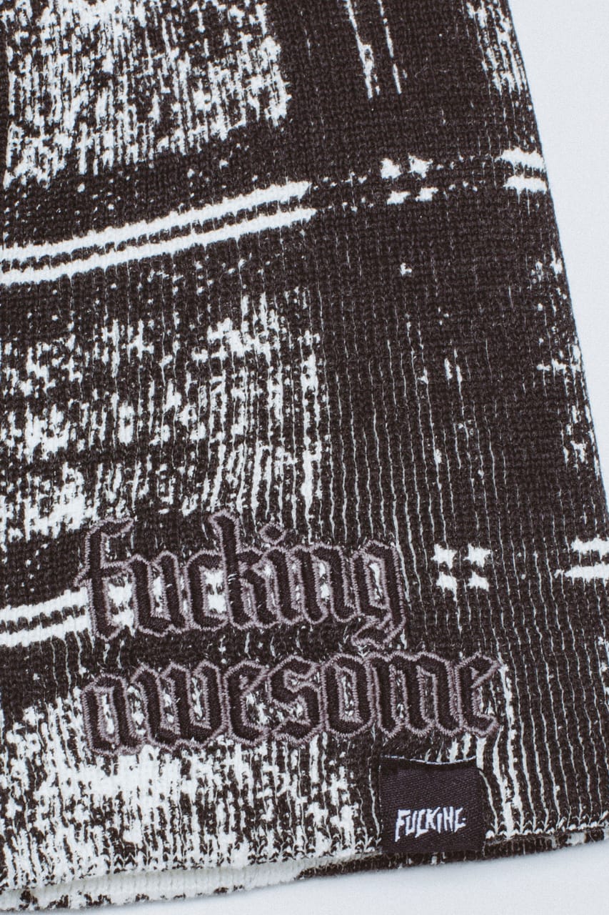 Fucking Awesome - Digital Plaid Skully Beanie