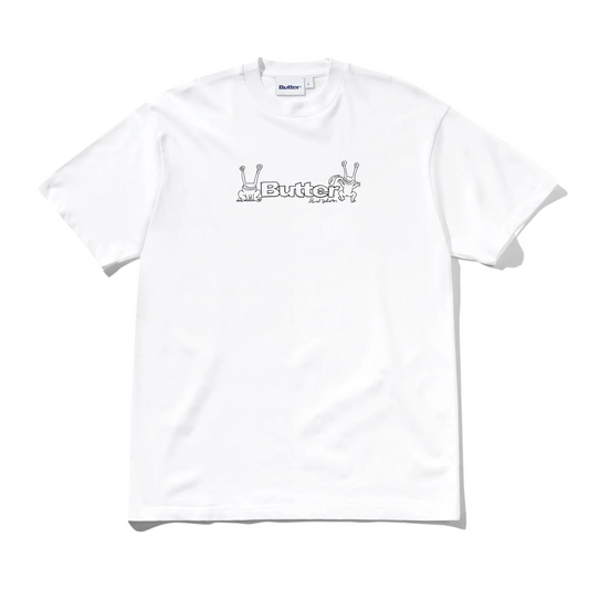 Butter - Frog Logo White Tee