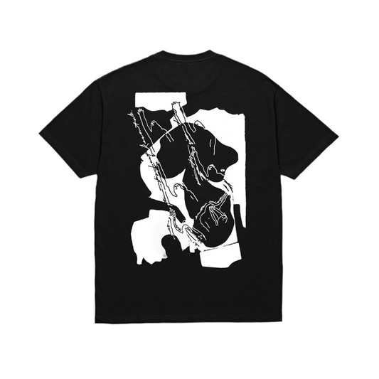 Last Resort - Reach Out Tee Black/White