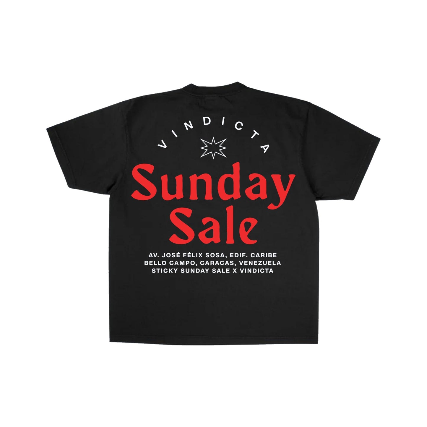 Sticky Sunday Sale x Vindicta Studios - Crossover Logo tee