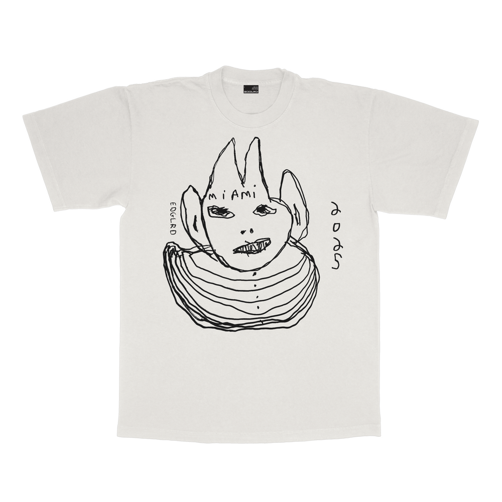 EDGLRD - Swirly Off White Tee