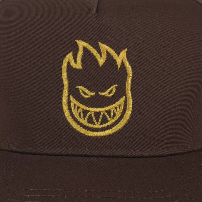 Spitfire - Bighead SnapBack Hat (Brown/Gold)