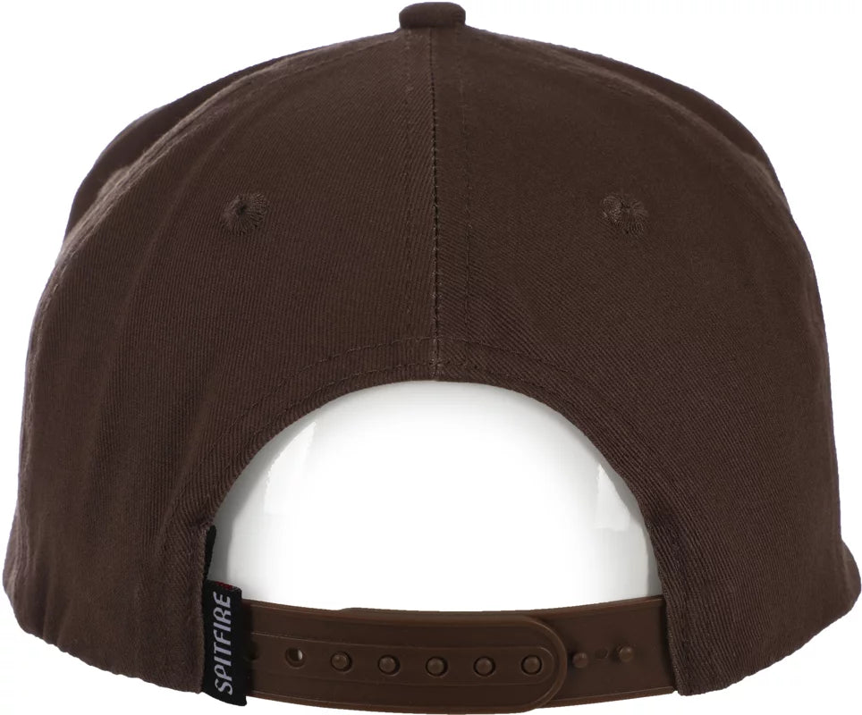 Spitfire - Bighead SnapBack Hat (Brown/Gold)