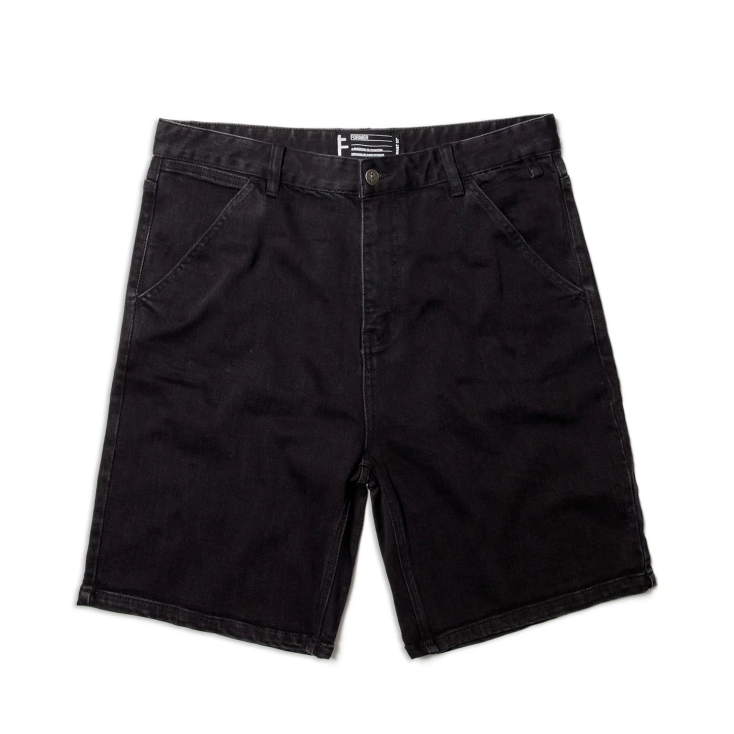 Former - Distend Denim Walkshort (Black Stone)