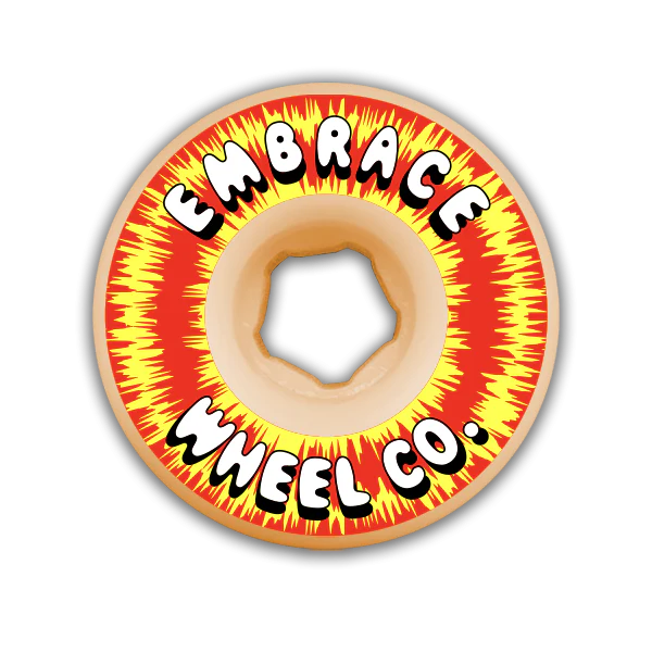 Embrace Wheels - Orange Swirl Conical 53mm